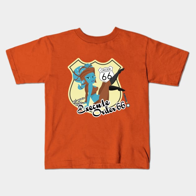 Execute Order 66! Kids T-Shirt by KStockingLopez